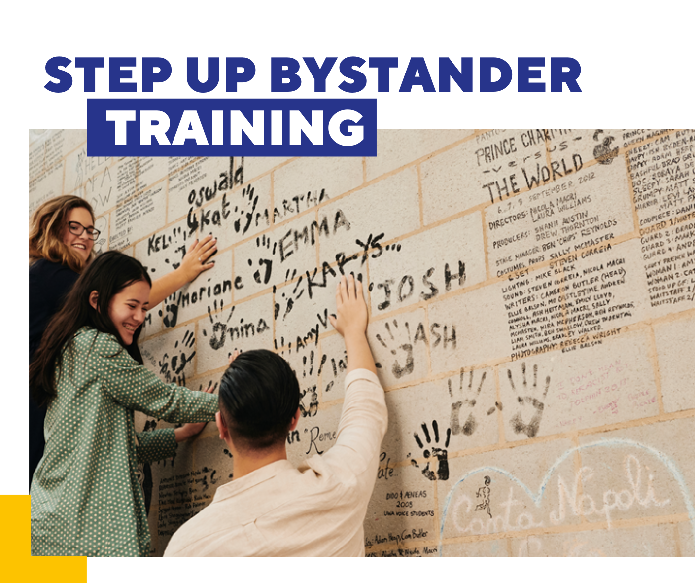 step up bystander training logo