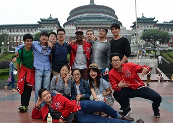 UWA students in China