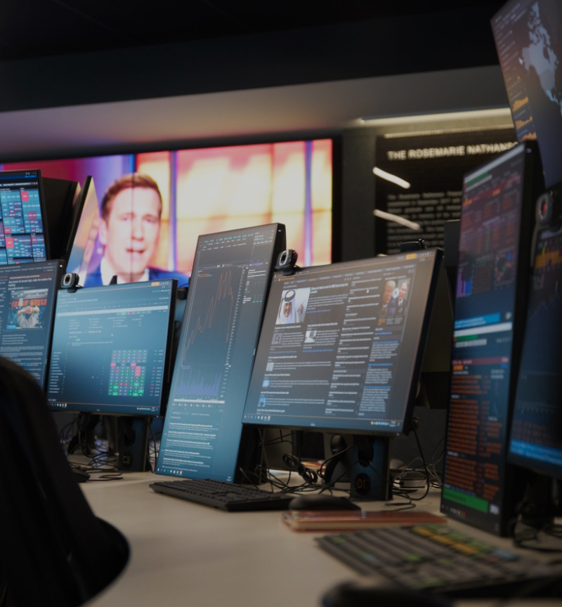 The Rosemarie Nathanson Financial Markets Trading Room The University Of Western Australia