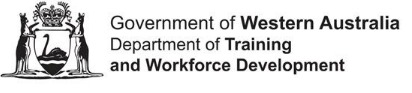 Western Australian Government Department of Training and Workforce Development logo