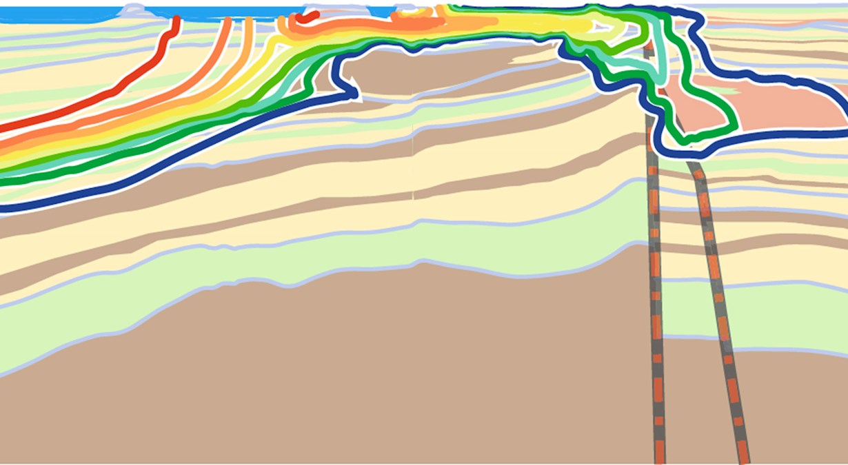 Contours of simulated chloride concentrations for 2004 in California