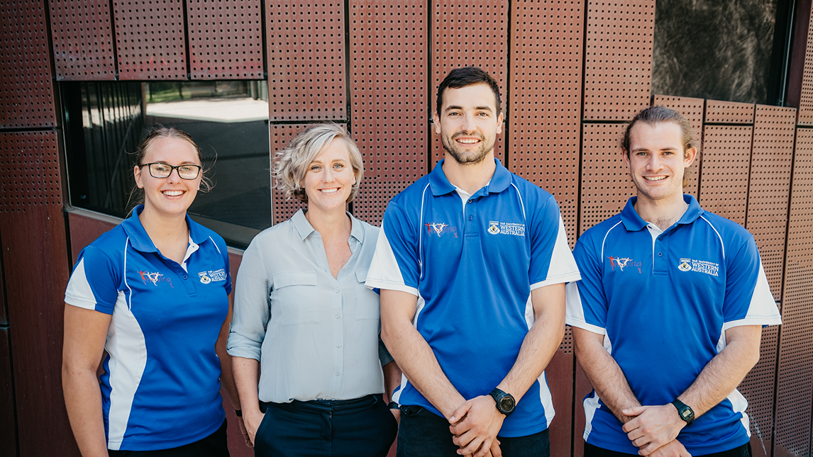 staff from the UWA Exercise and Performance Centre