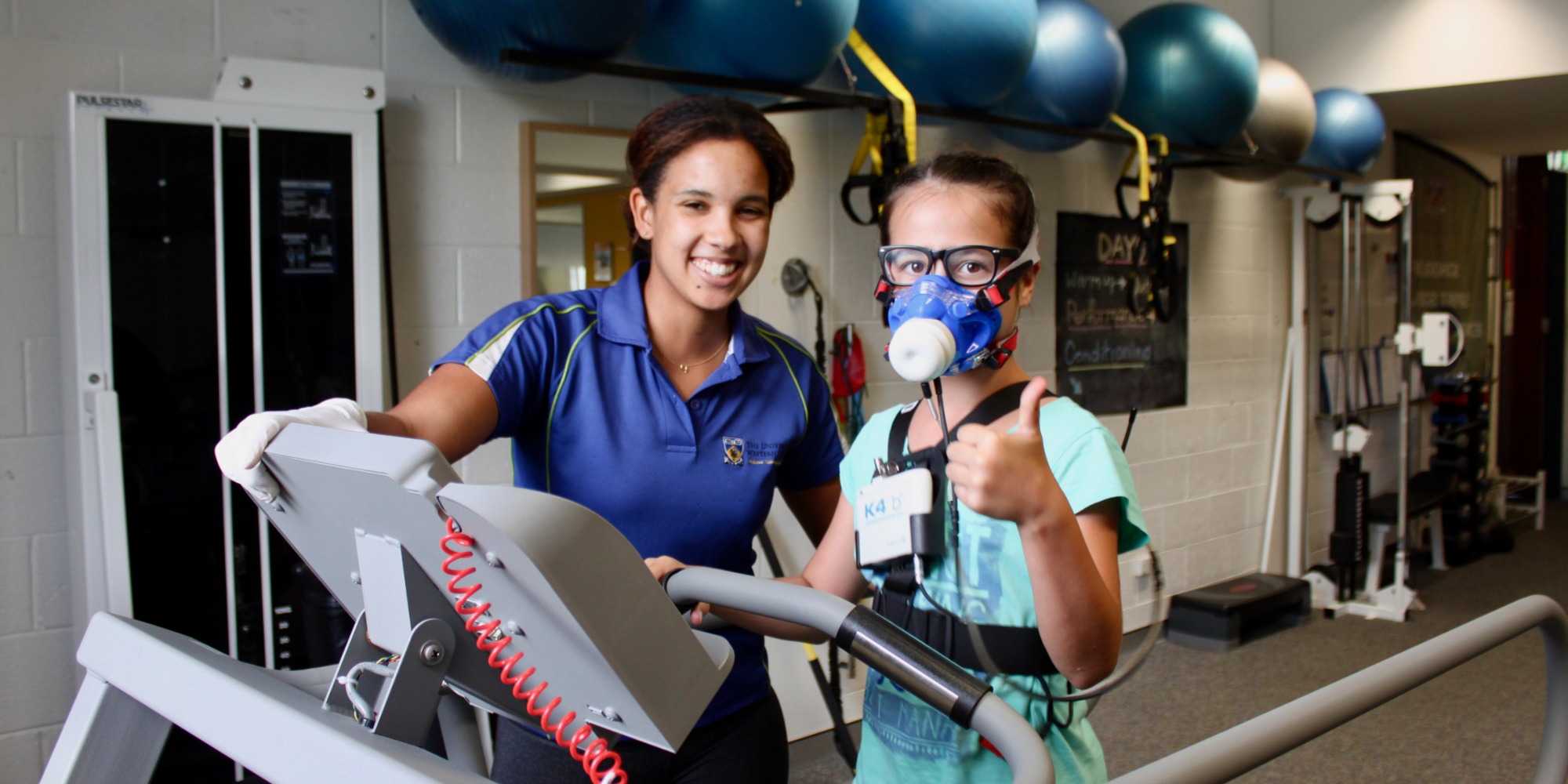 Clinical Exercise Physiologist with a client