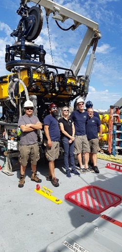 ROV and crew