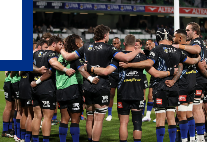 Western Force in huddle