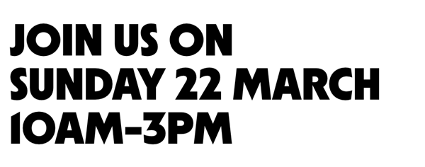 Join us on sunday 22 march