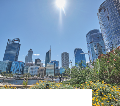 Perth city skyline