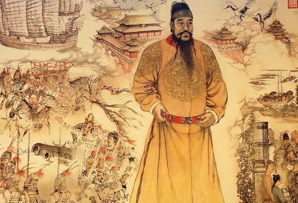 Portrait of Zhu Di, Yongle Emperor