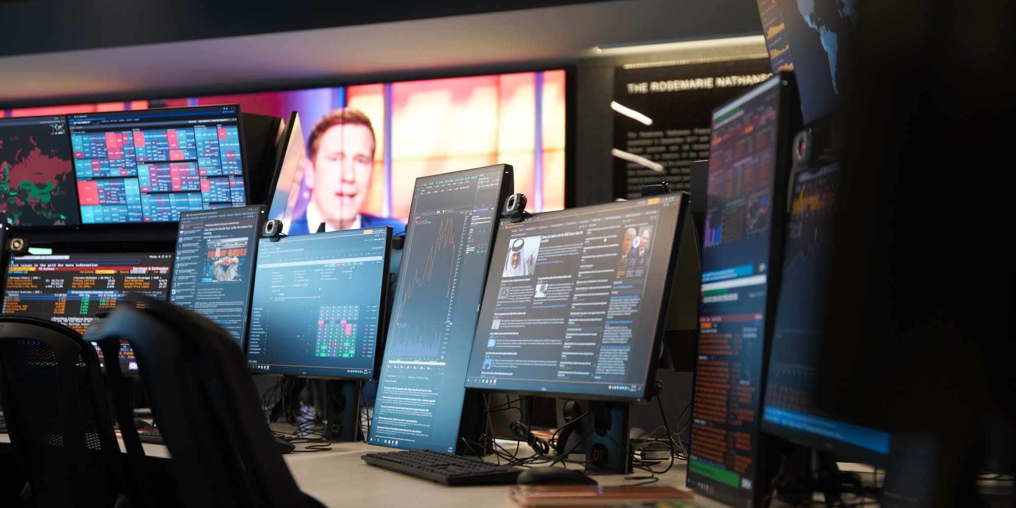 trading room monitors