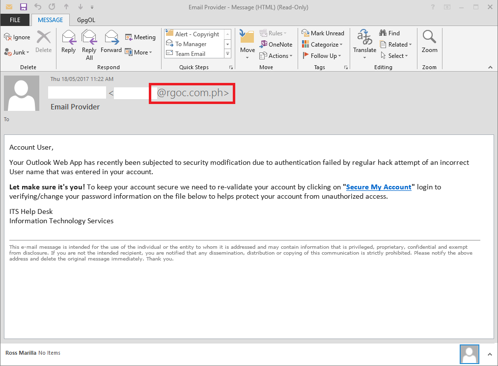 Email scams and phishing | Cyber Security UWA
