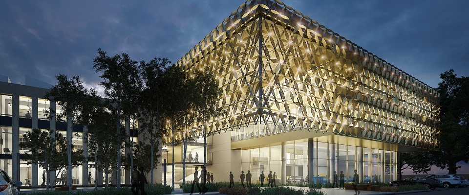 Image of the EZONE UWA Student Hub Building
