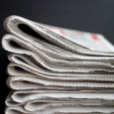 Pile of newspapers