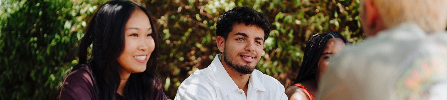 Students sitting outside UWA Claremont campus