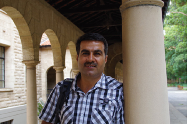 UWA student on campus