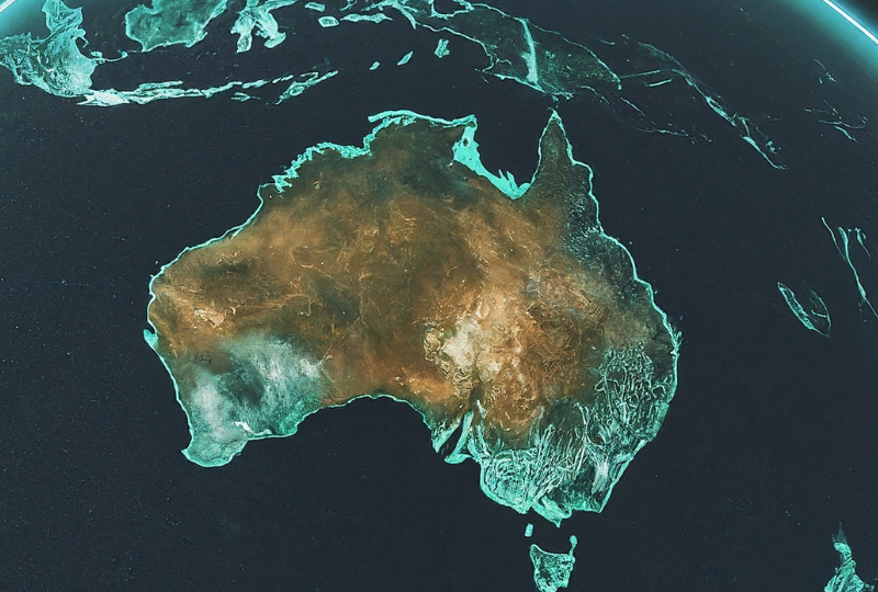 Google Gemini satellite image of Australia