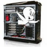 Desktop PC with Casper graphic image
