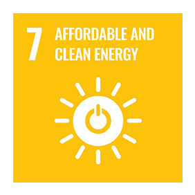 Icon for goal for affordable and clean energy