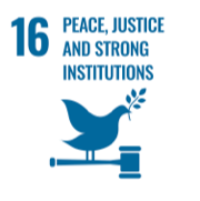 16 Peace, Justice and strong institutions