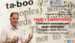 Policy Taboo Series | Corporate managers and woke capitalism