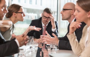 Board room meeting