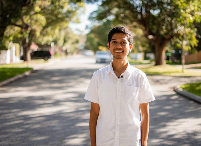 Image of Wirman a student who lives in Crawley Village