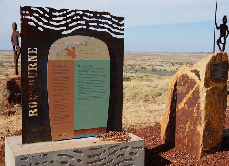 Image of an information sign in regional Western Australia