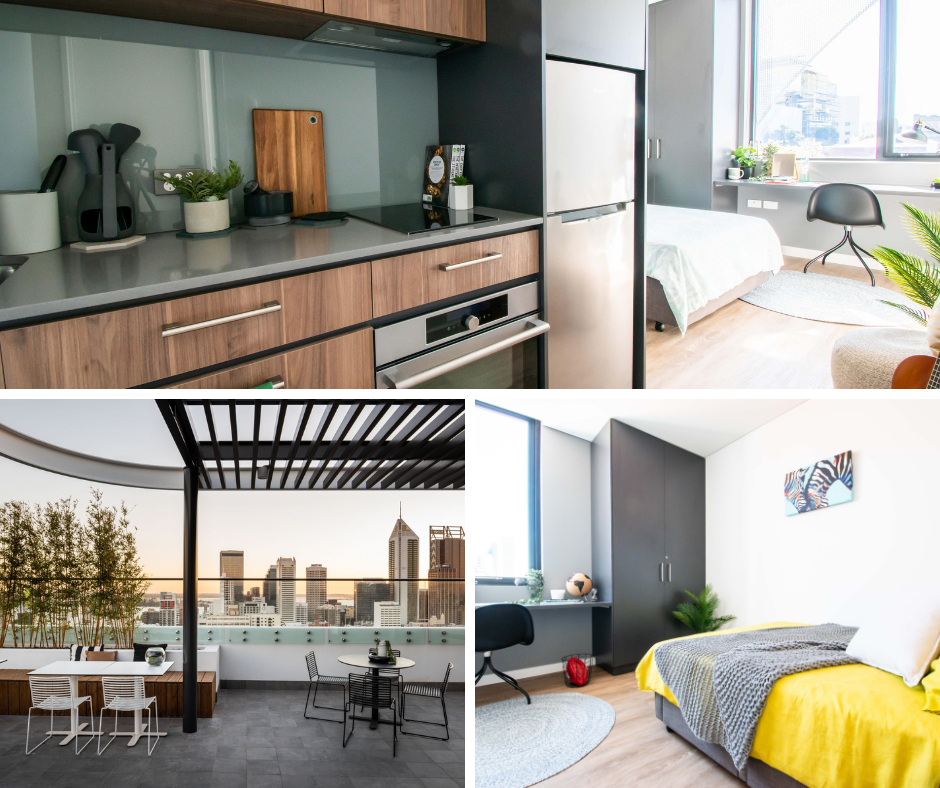 Collage of Yugo Perth City accommodation