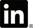 LinkedIn logo - black