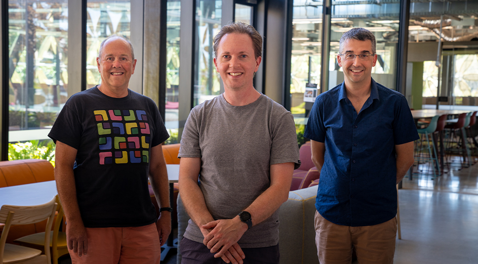 Professor Gordon Royle, Associate Professor John Bamberg, Professor Michael Giudici