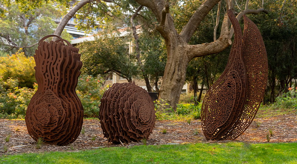 Cellular Curios sculptures