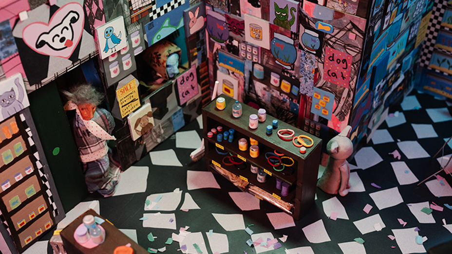 Esther Forest, The pet shop, 2023, Hatched_ National Graduate Show 2024, installation view.
