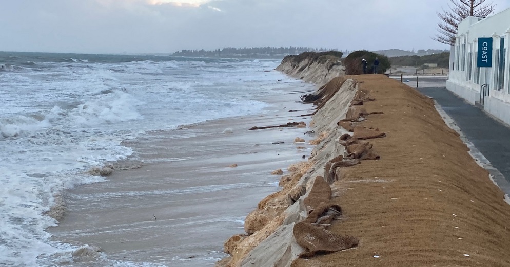 Flooding at Port Beach