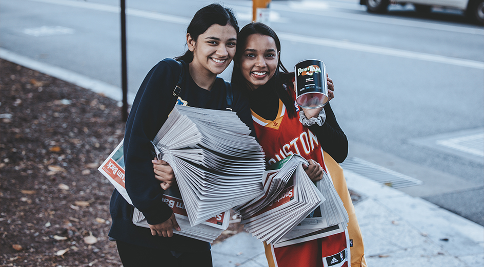 Students selling PROSH in 2021