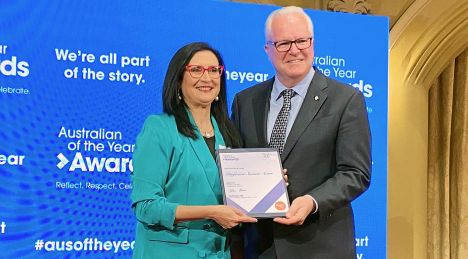 Samar Aoun with governor card image