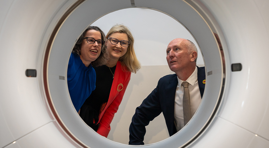 Looking into the machine at the WA NIF launch