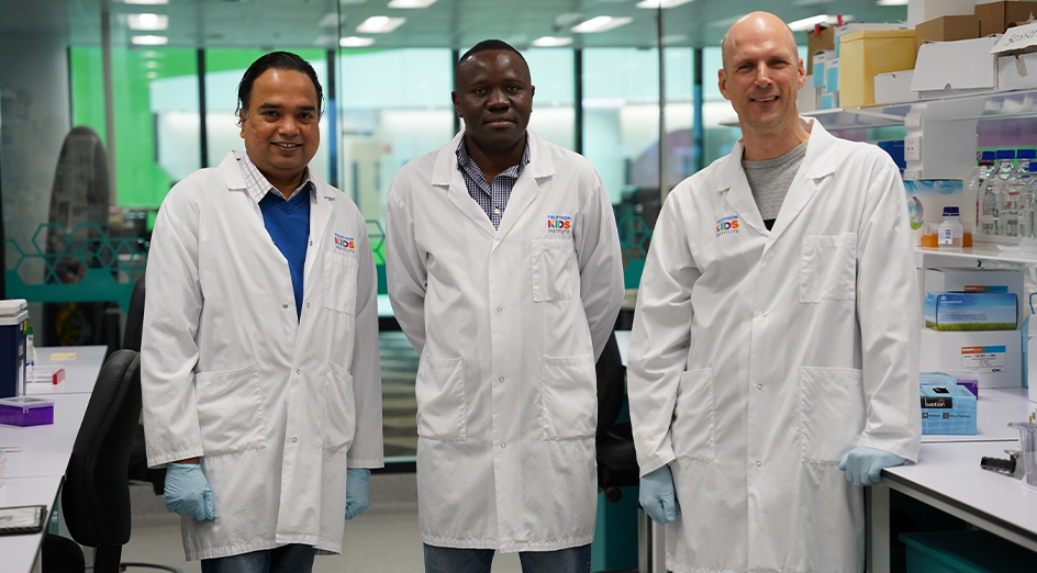 Associate Professor Killugudi Swaminatha , Dr Francois Rwandamuriye and Associate Professor Joost Lesterhuis