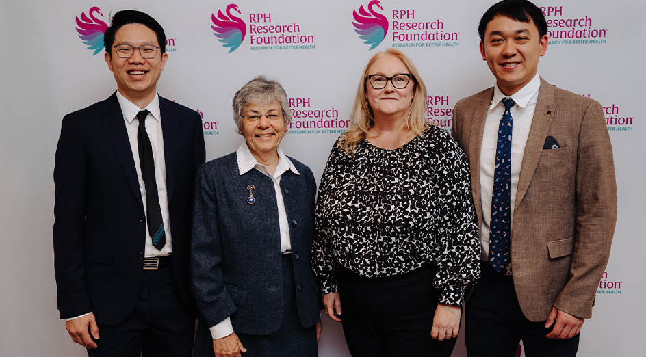 Dr Hun Chuah, Professor Wendy Erber, Associate Professor Kathy Fuller and Dr Henry Hui