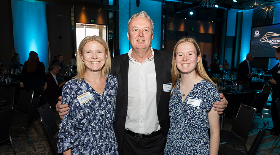 Professor Jacqueline Batley  with her family