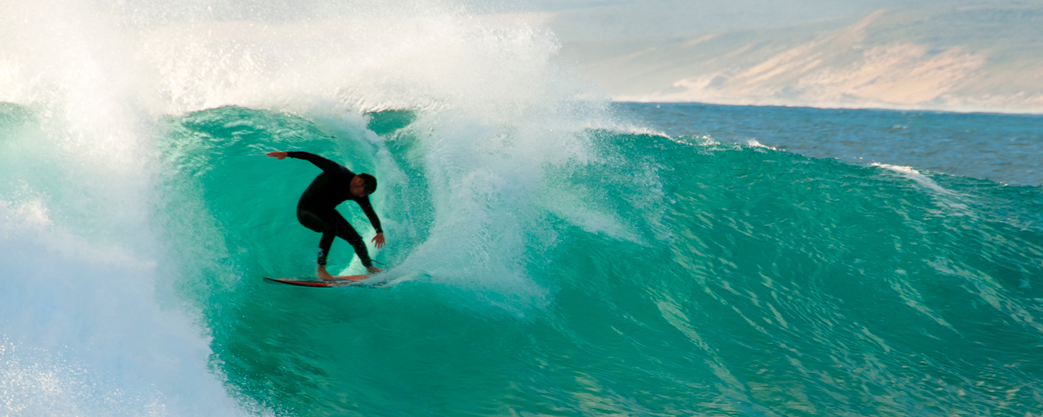 Surfing a wave in WA