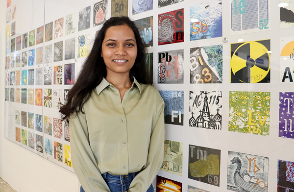 Nutan Darandale at the UWA Bayliss Building