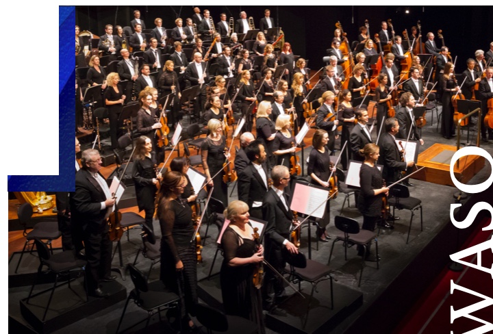 Orchestra in performance