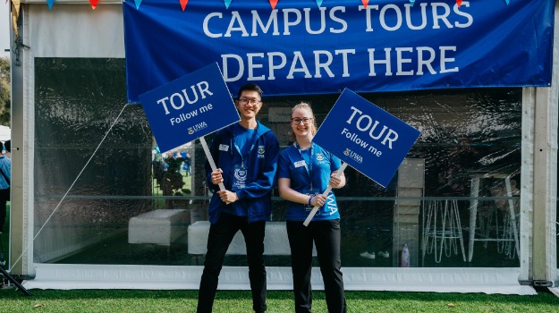 Campus tours start here