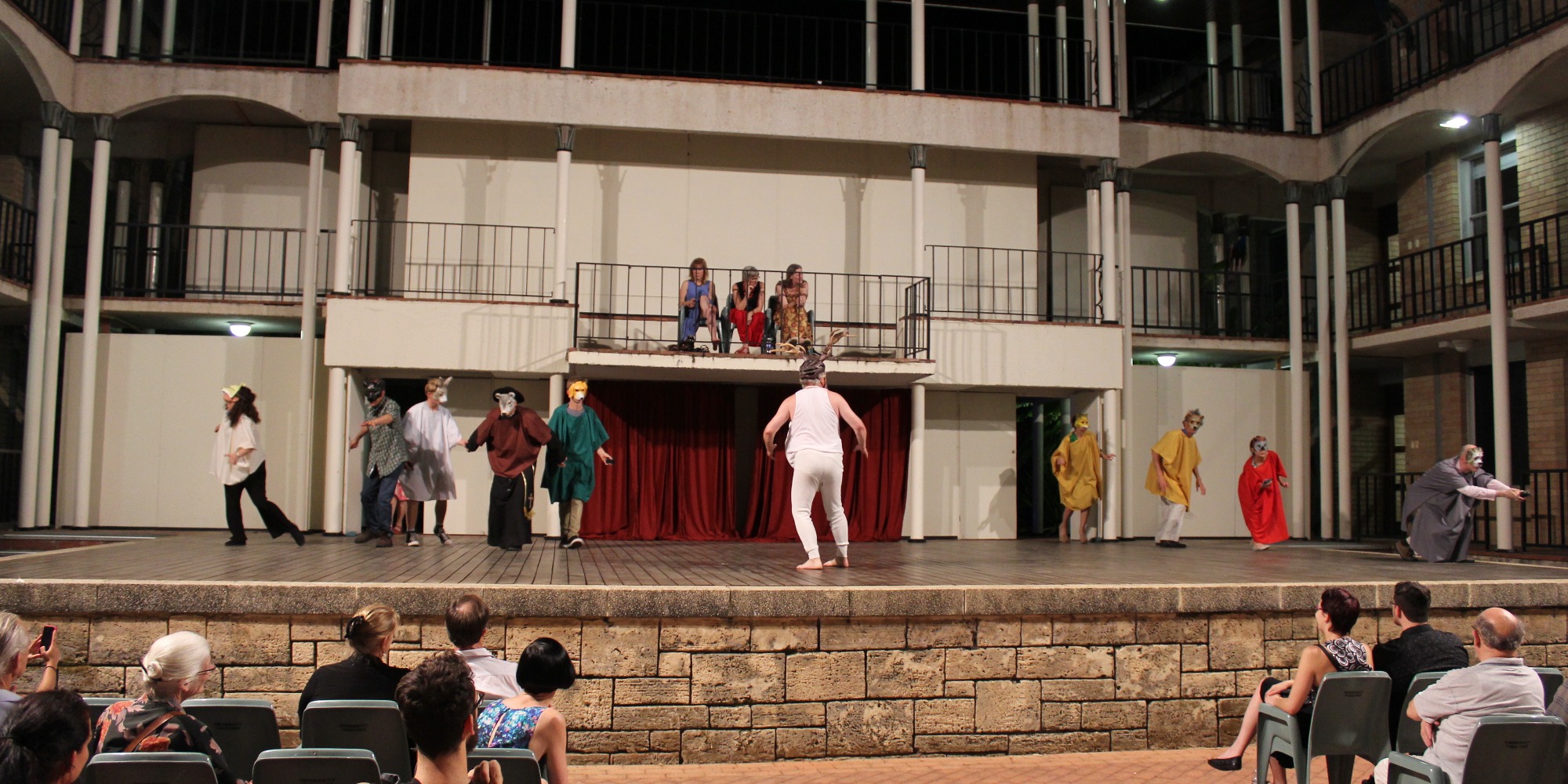live performance at the theatre 