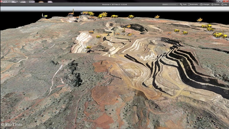 Rio Tinto Mining Visualisation Software 
