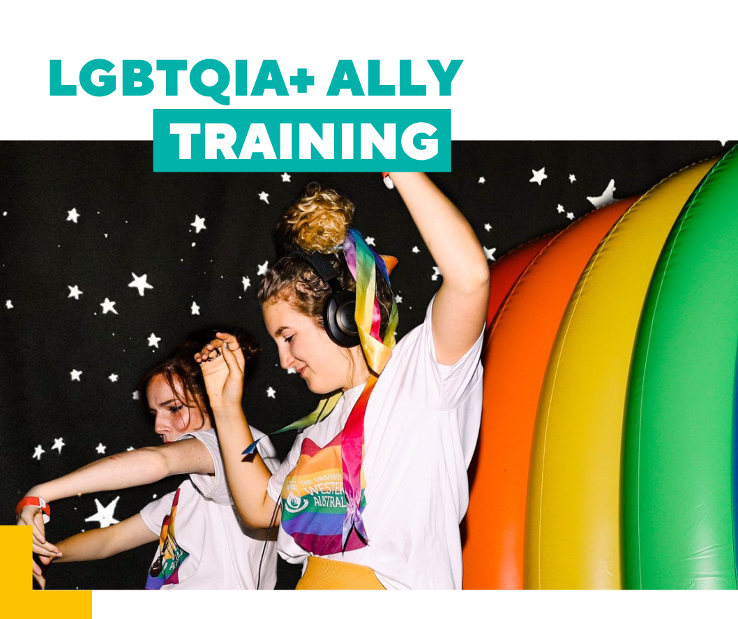 LGBTQIA + Ally Training logo