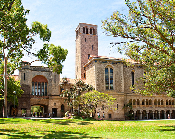 External day time Winthrop Hall