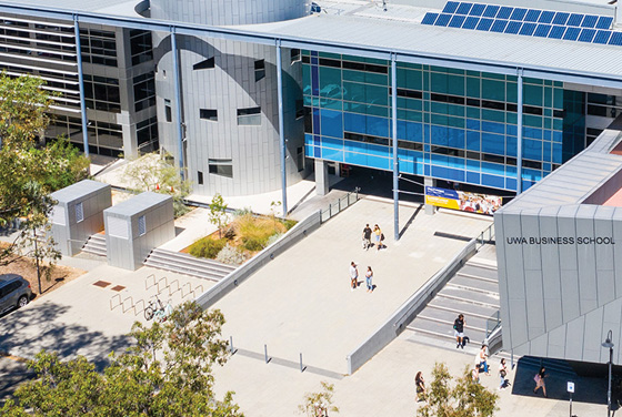 Exterior of UWA Business School