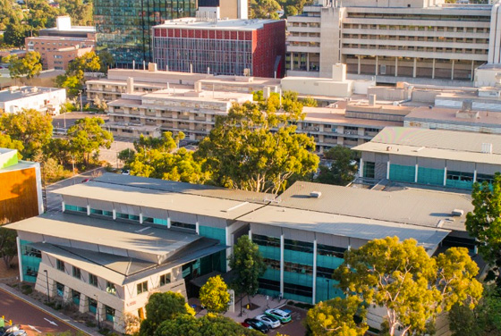 Exterior of UWA Health and Medical Science centre