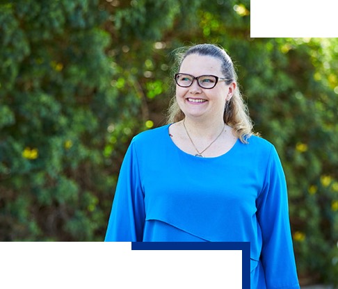 Non-school leaver image of female smiling