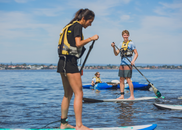 Stand-up paddleboarding